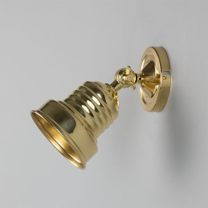 Sucre Adjustable Industrial Brass Spotlight 11.5cm IP20 - View 11