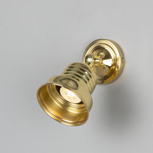 Sucre Adjustable Industrial Brass Spotlight 11.5cm IP20 - View 13