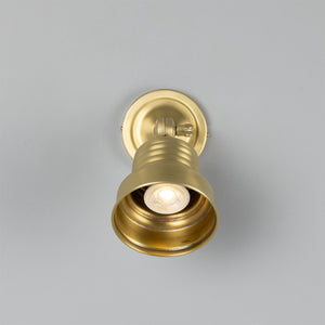 Sucre Adjustable Industrial Brass Spotlight 11.5cm IP20 - View 14