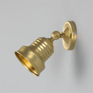 Sucre Adjustable Industrial Brass Spotlight 11.5cm IP20 - View 15