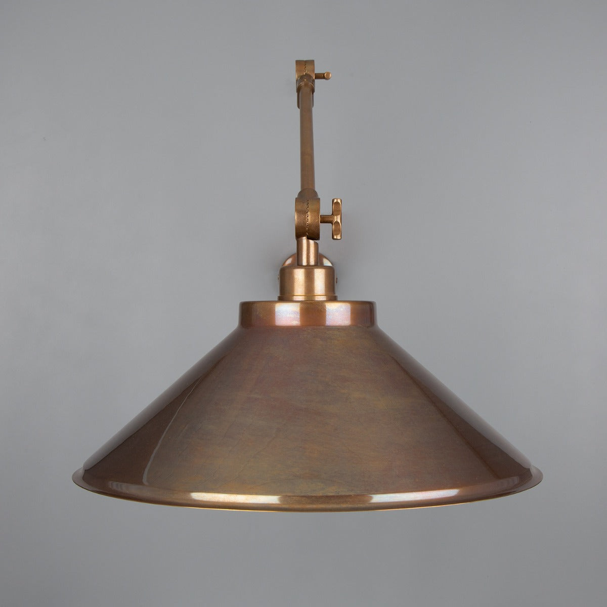 Rio Adjustable Wall Light | Antique Silver - View 2