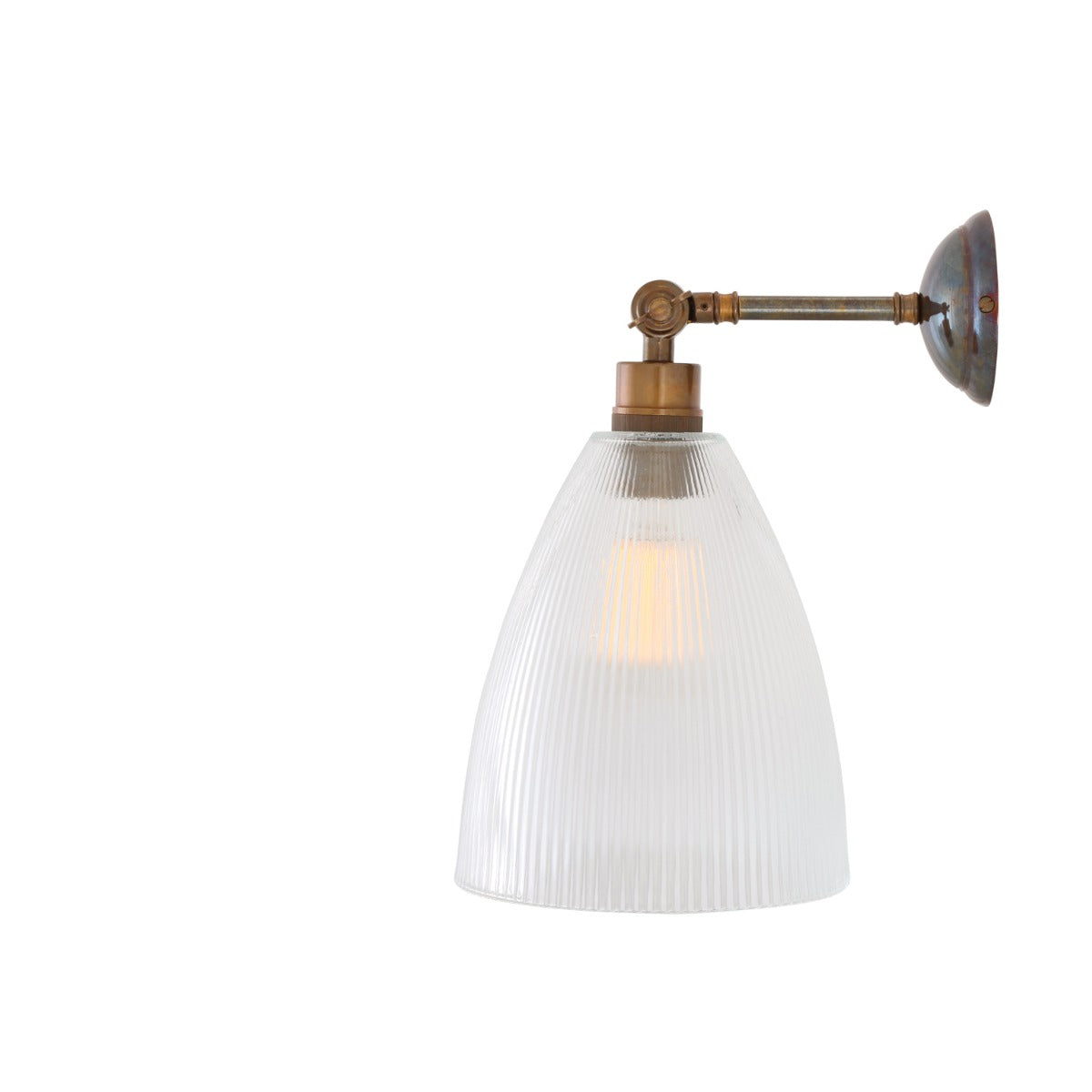 Hale Prismatic Railway Glass Wall Light - View 2