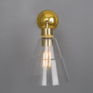 Straff Wall Light | Antique Brass - View 2