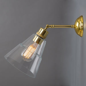 Straff Wall Light | Antique Brass - View 4