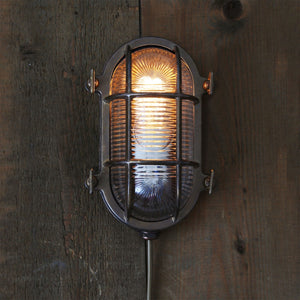 Ruben Small Brass Oval Marine Light 20cm IP64 - View 8