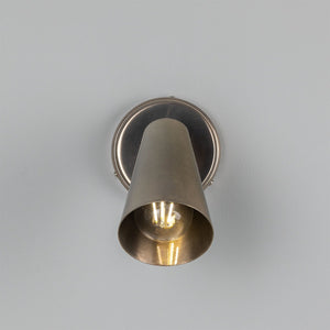 Cashel Adjustable Brass Cone Wall Light 12cm IP20 - View 6