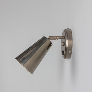 Cashel Adjustable Brass Cone Wall Light 12cm IP20 - View 7