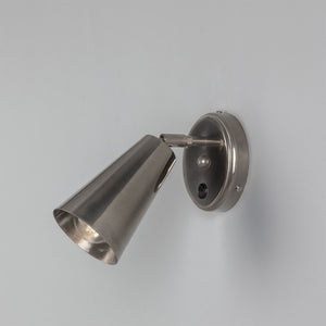 Cashel Adjustable Brass Cone Wall Light 12cm IP20 - View 5