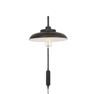 Denver Industrial Swing Arm Wall Light - View 3