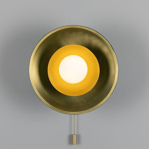 Marrakesh Art Deco Wall Light with Pull Chain 25cm IP20