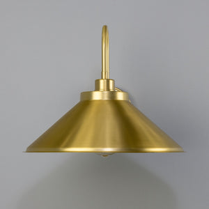 Rio Vintage Brass Swan Neck Wall Light 38cm - View 7