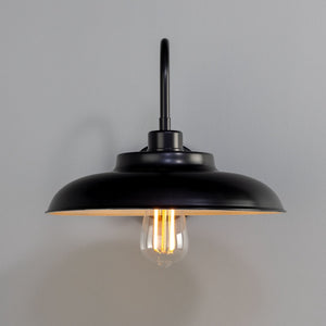 Telal Industrial Brass Factory Swan Neck Wall Light 32cm - View 2