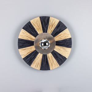 Vernon Raffia Striped Wall Light 54cm - View 6