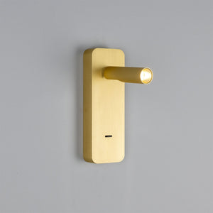 Burnaby LED Wall Adjustable Reading Light with USB-A Port 22.5cm IP20 - View 3