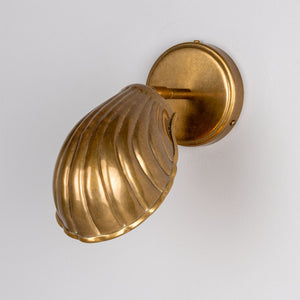 Shell Adjustable Brass Wall Light 26.5cm IP20 - Main View