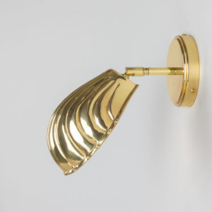 Shell Adjustable Brass Wall Light 26.5cm IP20 - View 9