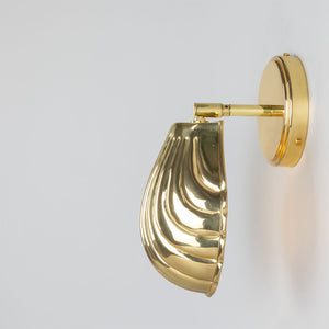 Shell Adjustable Brass Wall Light 26.5cm IP20 - View 10