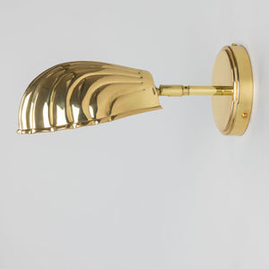 Shell Adjustable Brass Wall Light 26.5cm IP20 - View 11
