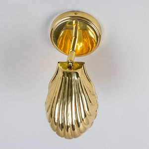 Shell Adjustable Brass Wall Light 26.5cm IP20 - View 13