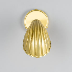 Shell Adjustable Brass Wall Light 26.5cm IP20 - View 15