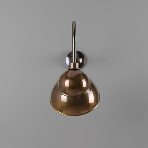 Sanford Vintage Brass Outdoor Sign Light 24cm IP65 - View 3