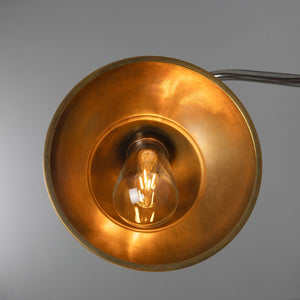 Sanford Vintage Brass Outdoor Sign Light 24cm IP65 - View 7