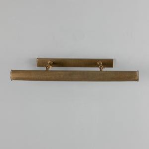 Cambridge Adjustable Reeded Brass Picture Light 60.5cm IP20 - View 2