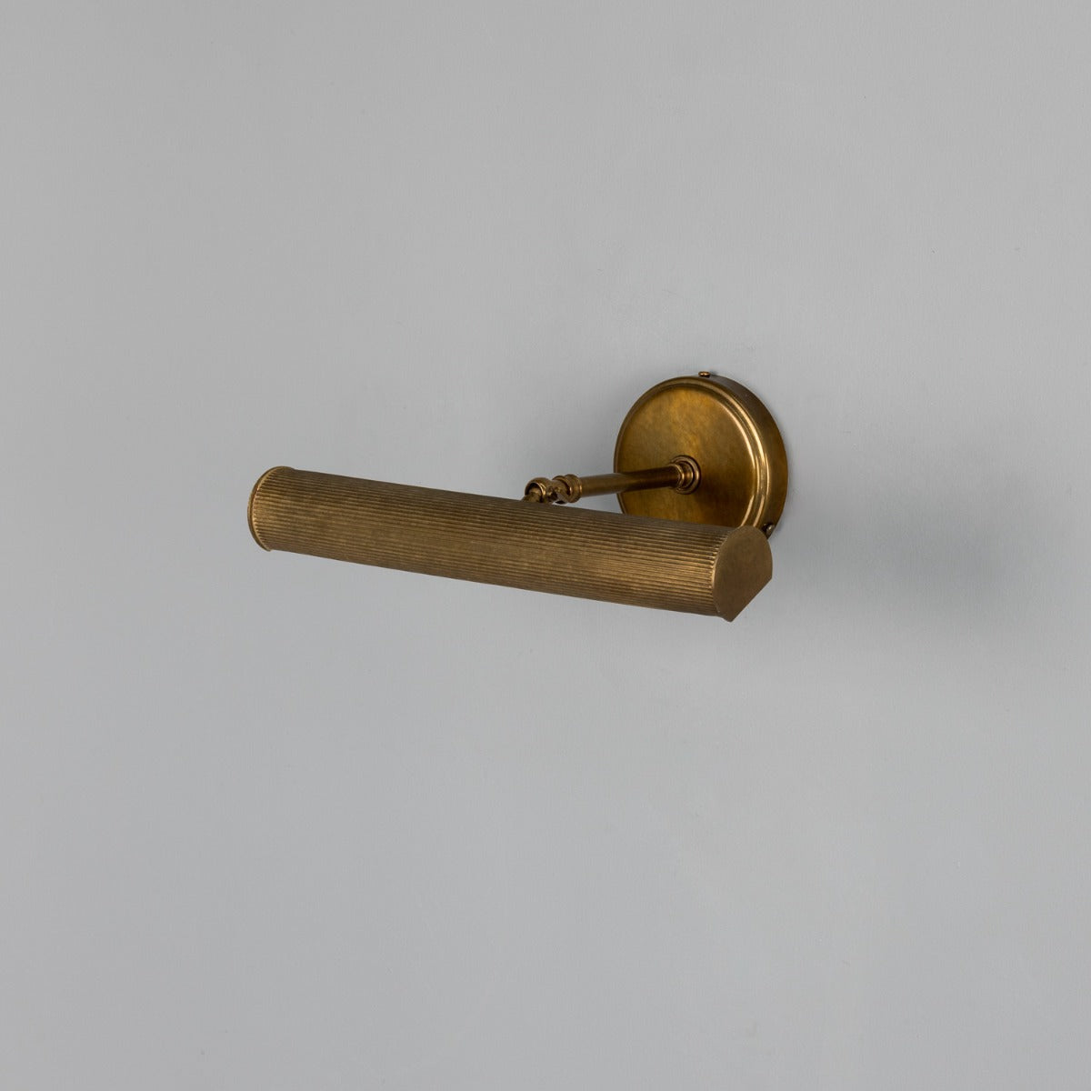 Bilbury Adjustable Reeded Brass Picture Light 35.5cm IP20 - Main View