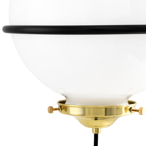 Oranmore 25cm Wall Light | Polished Brass & Matt Black | OP - View 9