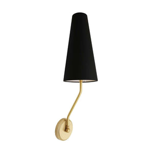 Rhyl Modern Wall light with Fabric Shade - View 4