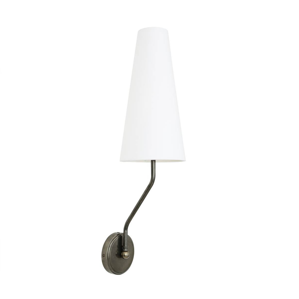 Rhyl Modern Wall light with Fabric Shade - Main View