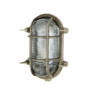 Ruben Small Brass Oval Marine Light 20cm IP64 - View 4