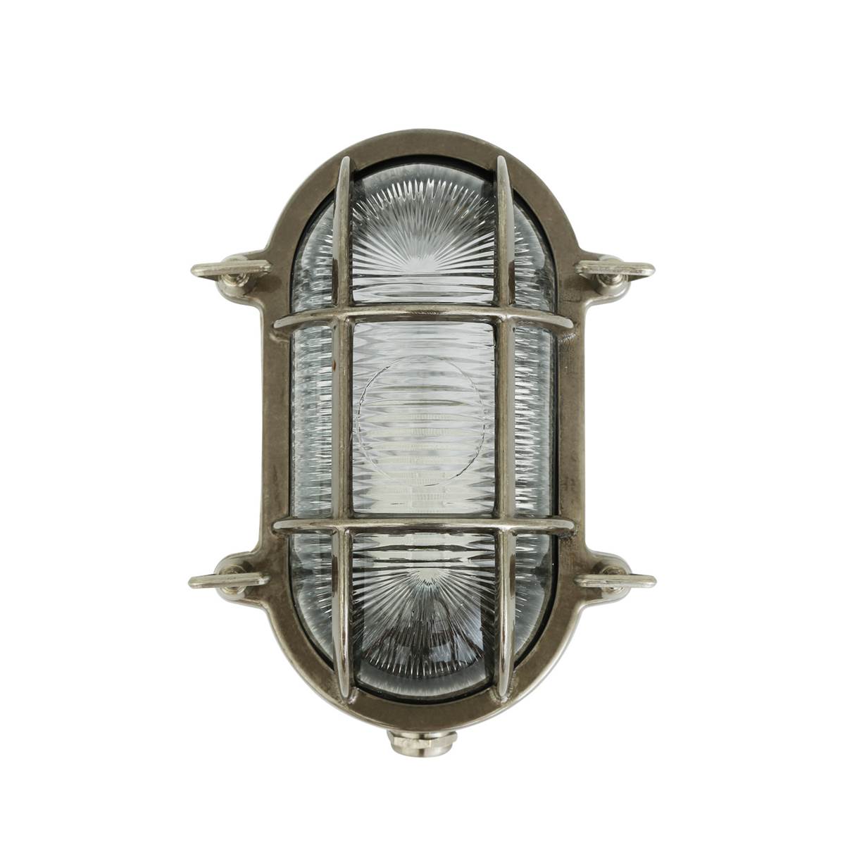 Ruben Small Brass Oval Marine Light 20cm IP64 - View 2