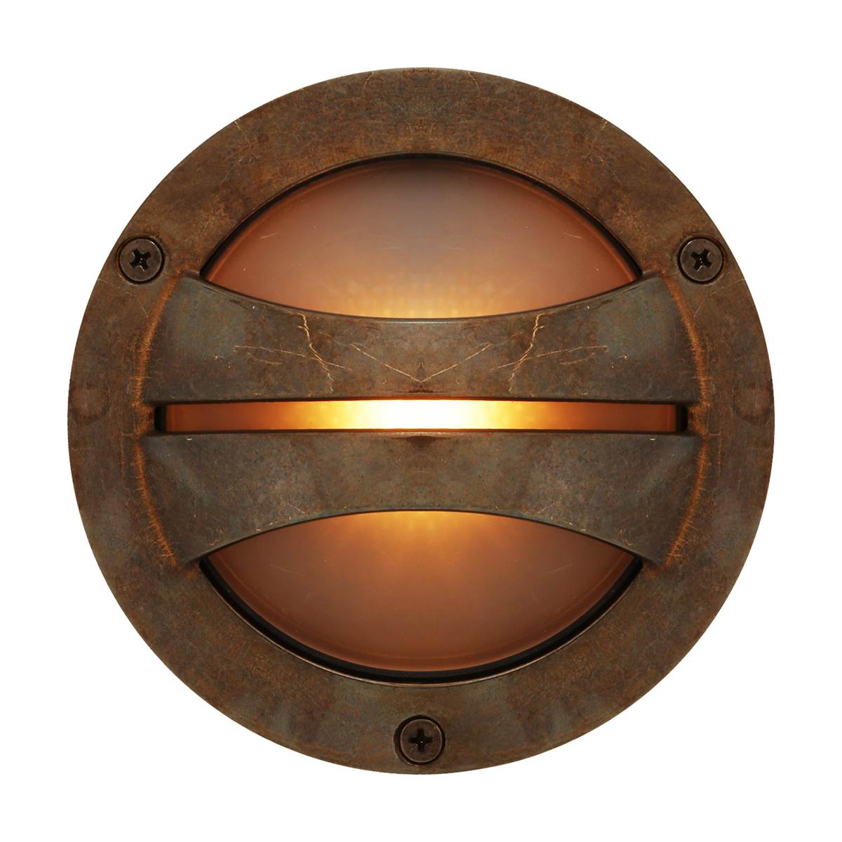 Seri 14cm Semi-Flush Wall Light | Antique Brass - View 1