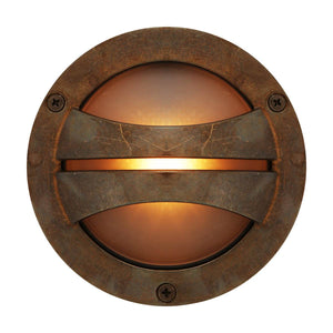 Seri 14cm Semi-Flush Wall Light | Antique Brass - View 1