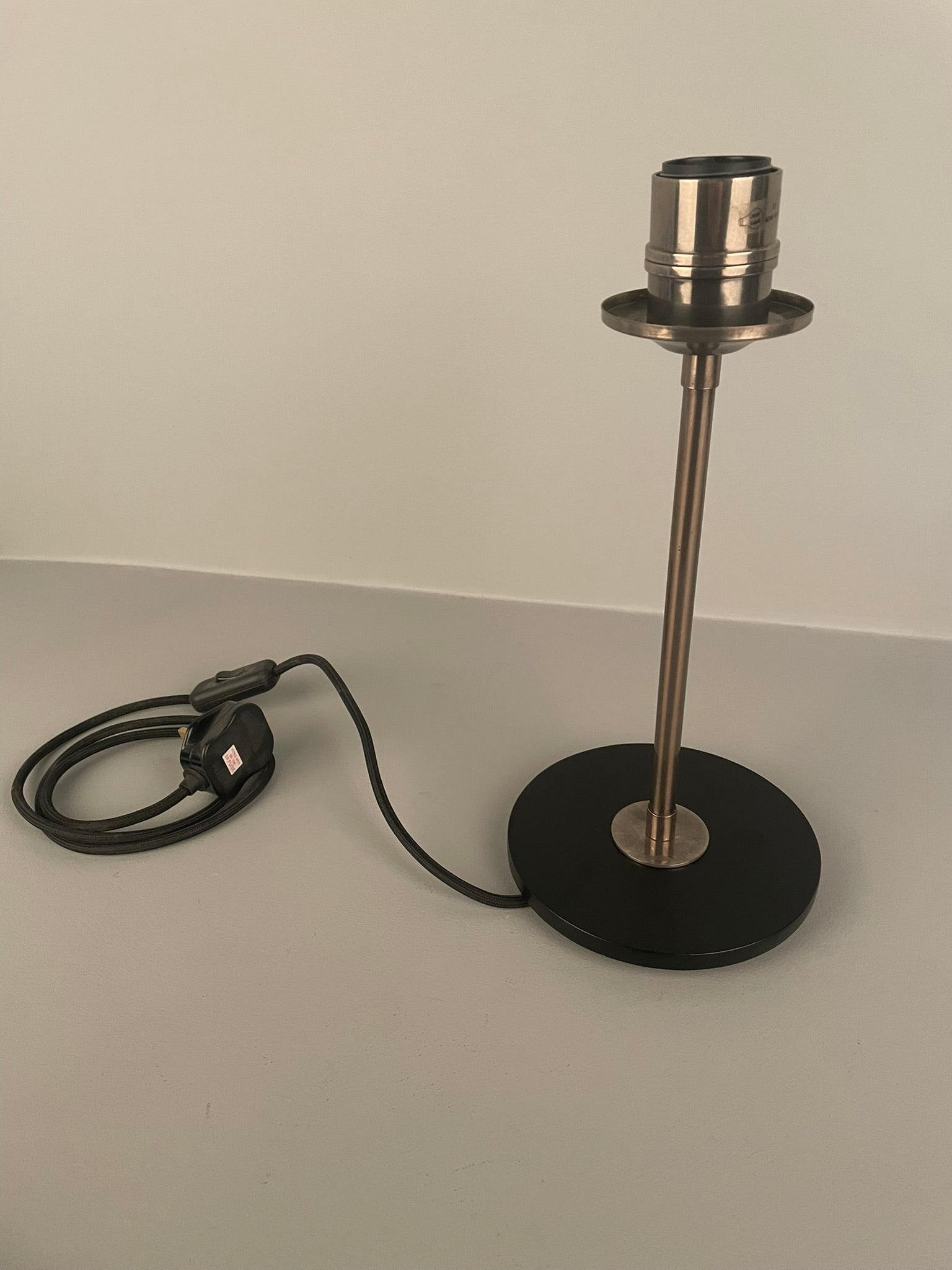 Astoria Reeded Glass and Brass Table Lamp 52cm IP20 - Like New