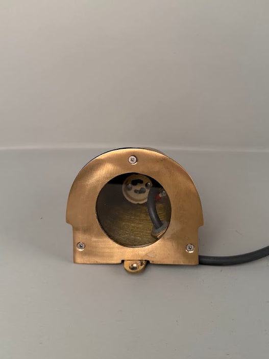 Bespoke Wade Outdoor Brass Spotlight - Like New
