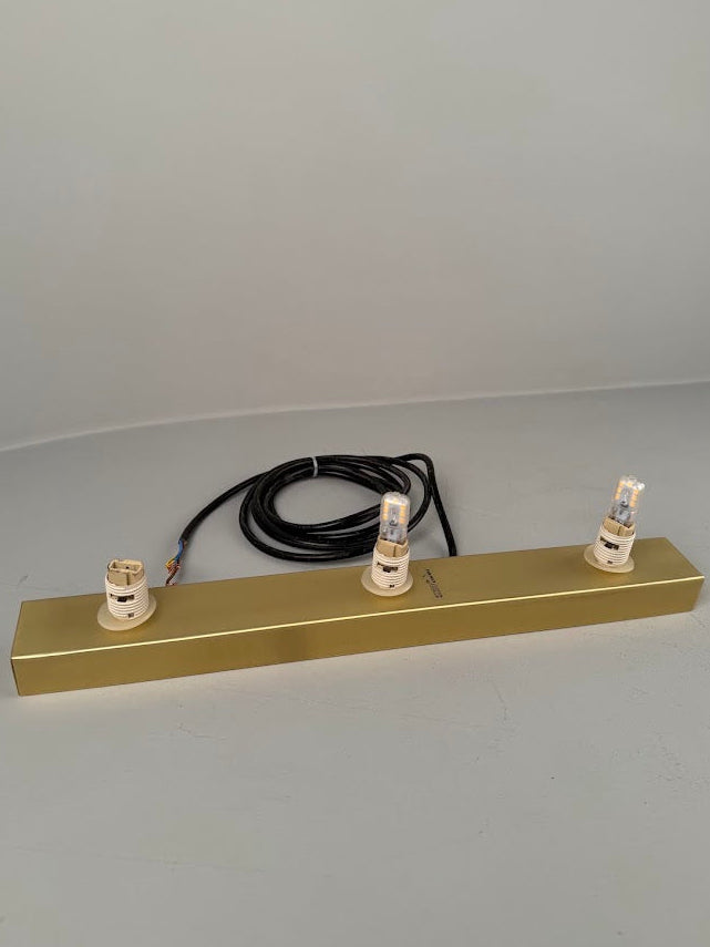 Noelani Triple Opal Globe Bathroom Wall Light 40cm IP44 - Like New