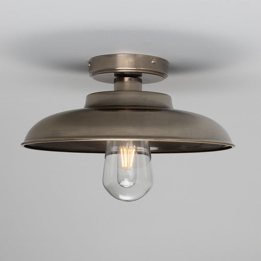 Darya Ceiling Light | Antique Silver | Clear Glass