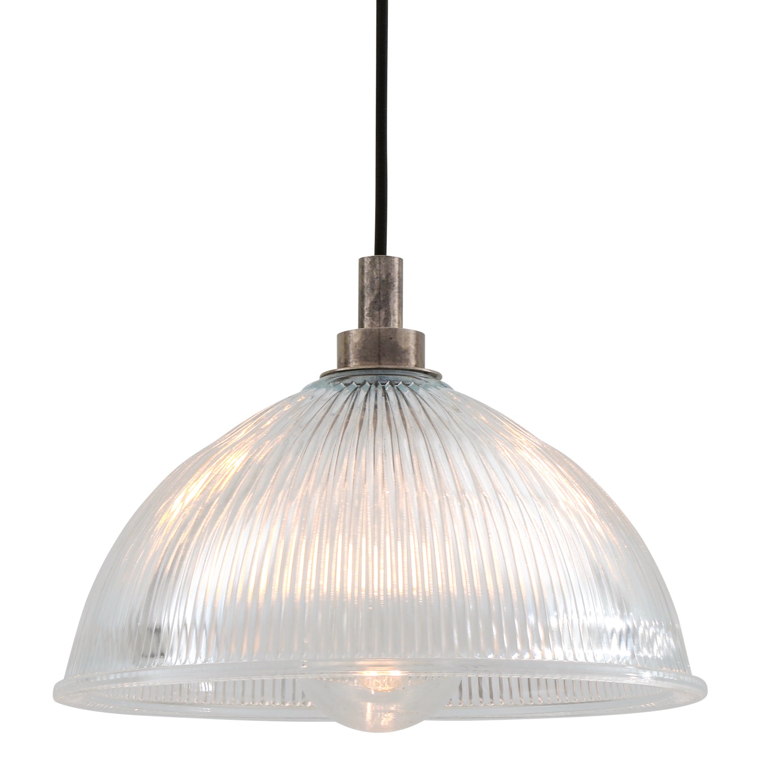 Maris Prismatic Glass Dome Pendant Light 30cm IP65 - Subtle Wear