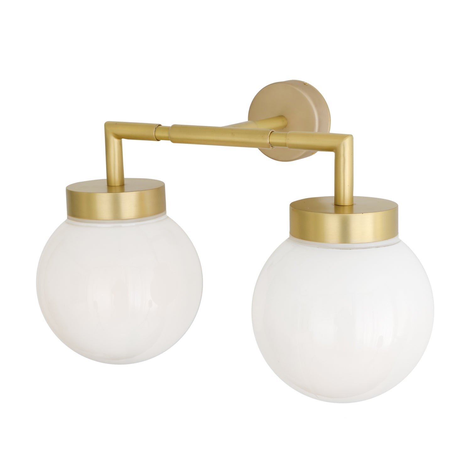 Jordan Double Globe Wall Light 42cm IP65 - Subtle Wear