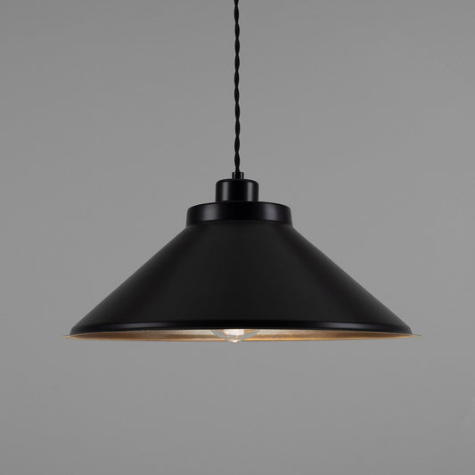 Rio Coloured Pendant Light | ANTBRS | Matte Black