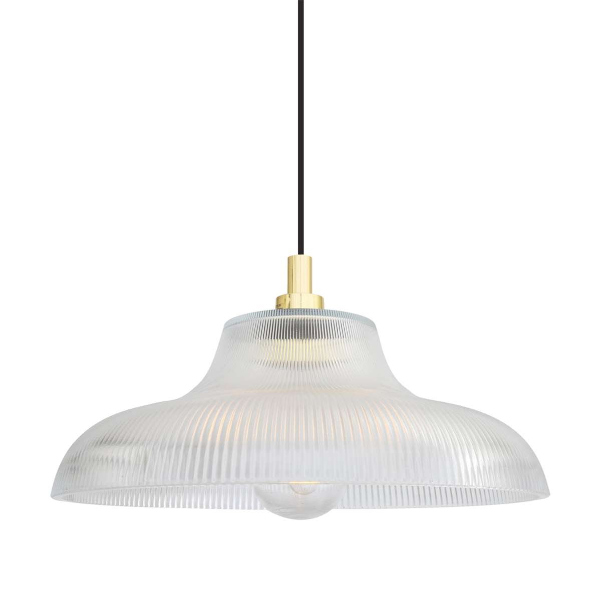Aquarius Prismatic Glass Pendant Light 40cm IP65 - View 1