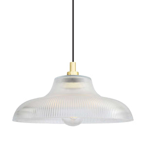 Aquarius Prismatic Glass Pendant Light 40cm IP65 - View 1