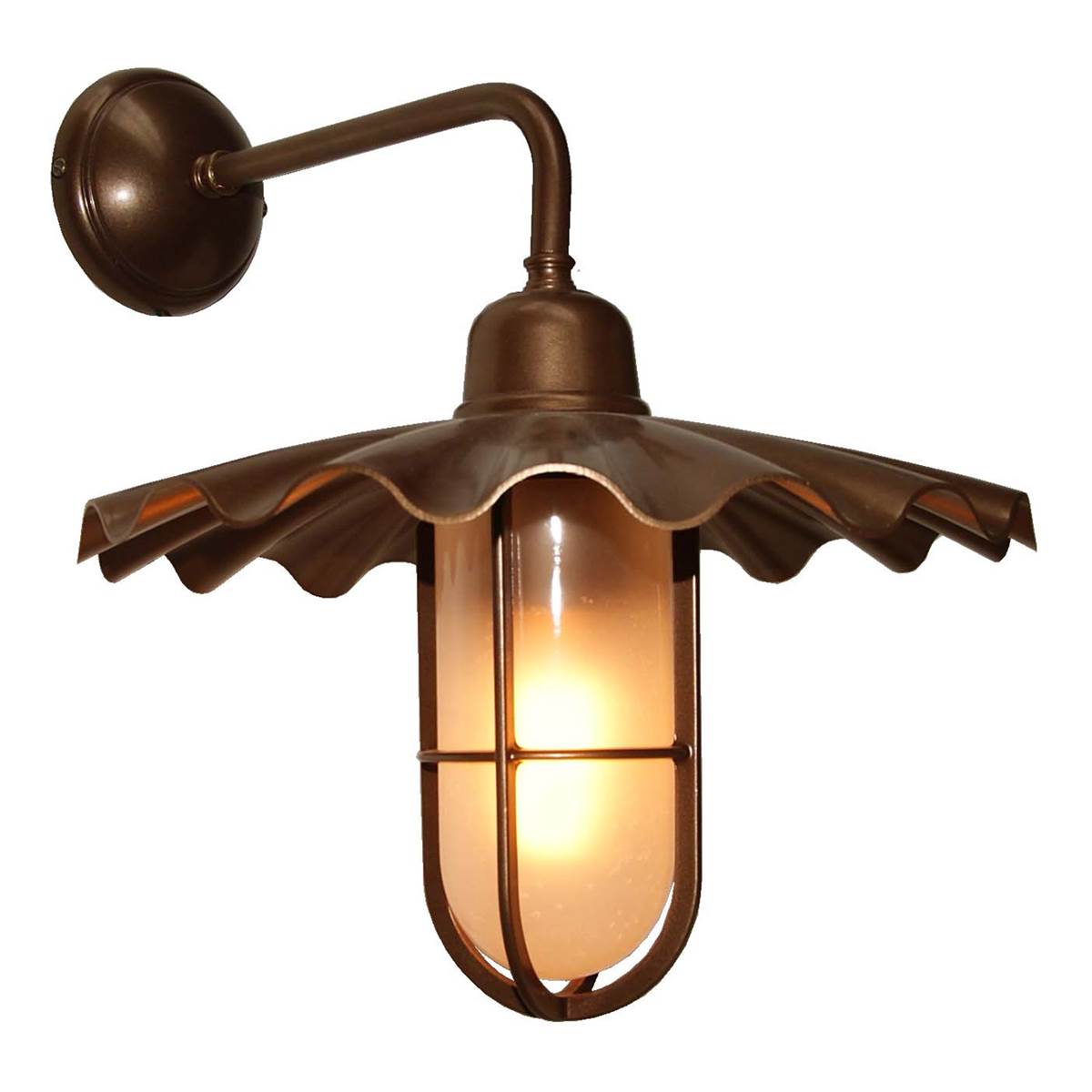 Ardle A well glass wall light IP65 - View 2