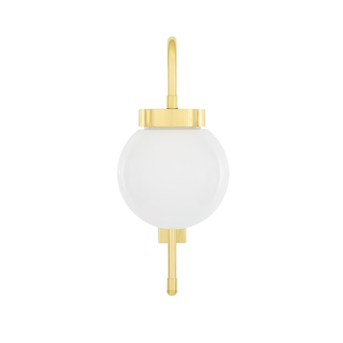 Auburn Wall Light | Polished Brass | Clear Glass - View 6