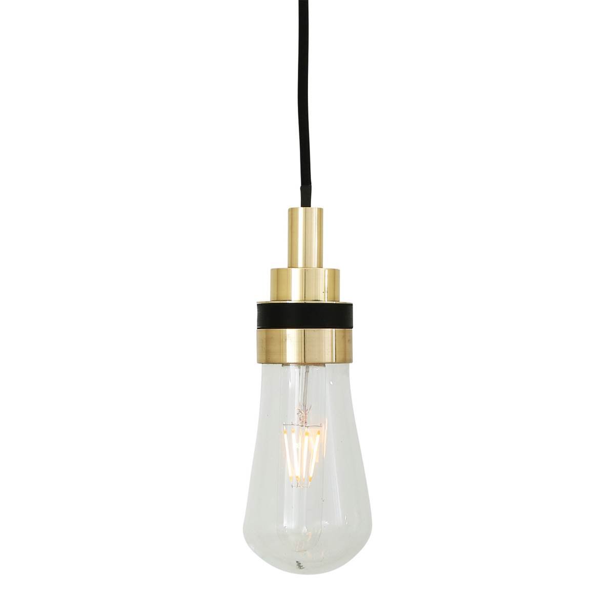 Bo Glass Bathroom Pendant Light IP65 - View 3