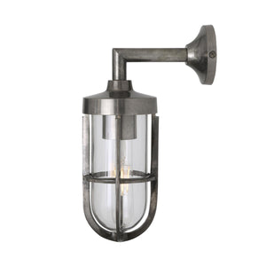 Cladach brass well glass wall light IP65 - View 5