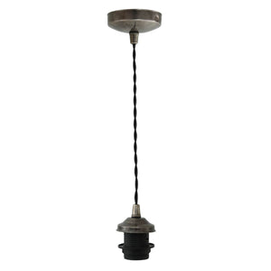 Doha twisted braided suspension pendant light - View 2