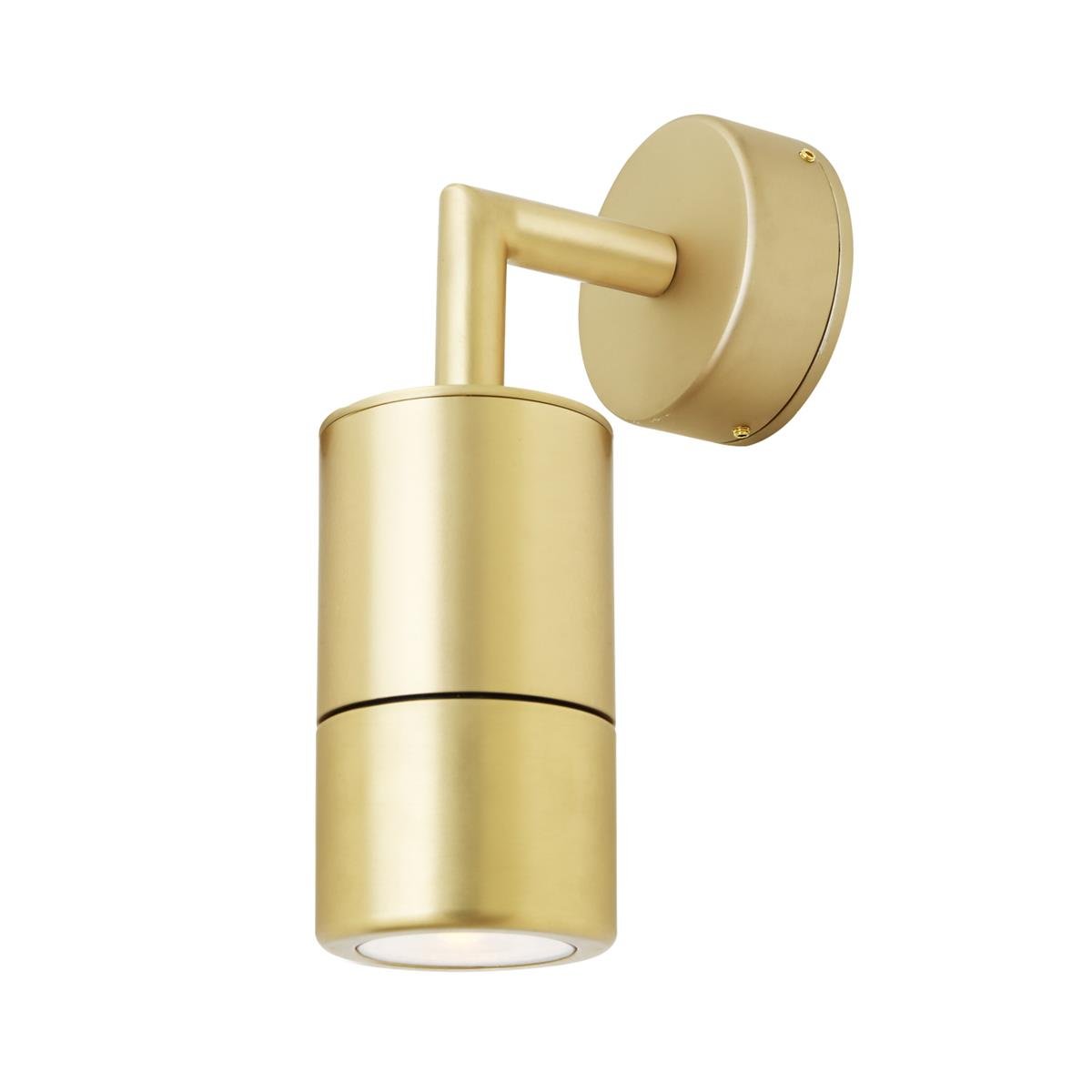 Ennis Brass Spot Wall Light IP44 / IP65 - Main View